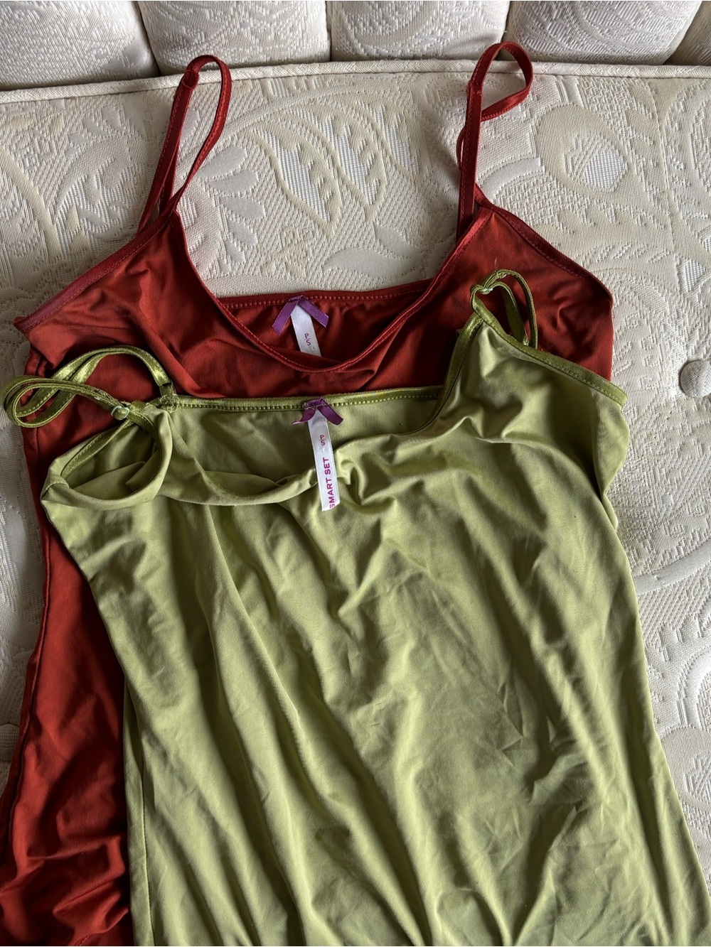 set of two Smart Set y2k camis